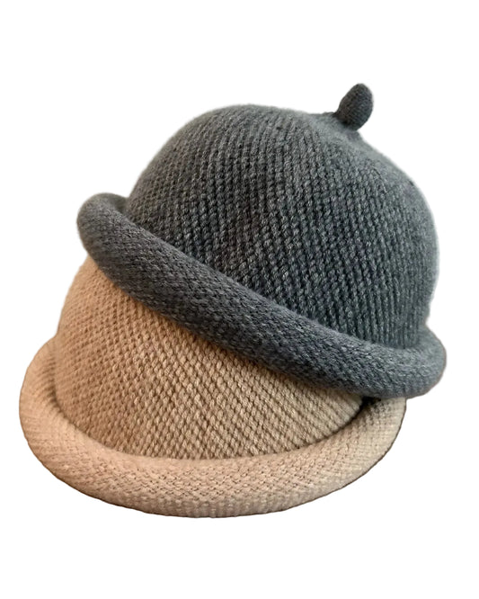 TEEK - Knitted Melon Beret Pacifier Cap HAT theteekdotcom