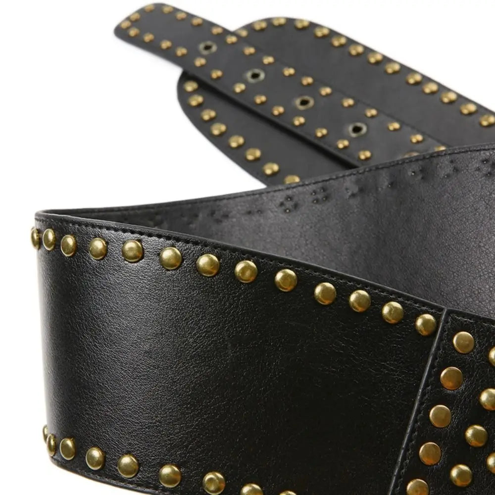 TEEK - Asymmetric Vintage Rivet Belt BELT theteekdotcom   