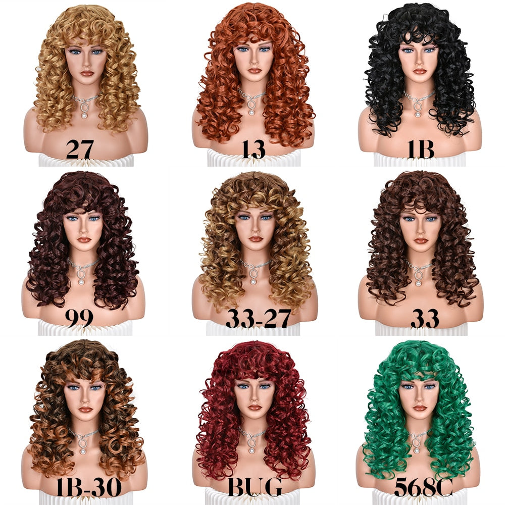 TEEK - Let Loose Curly Synth Wigs HAIR theteekdotcom   