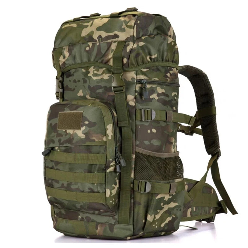 TEEK - Tactical Outdoor Backpack 50L BAG theteekdotcom green camo  