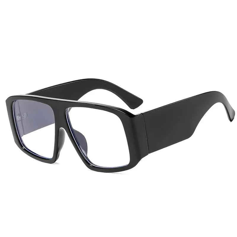 TEEK - Clear Gradient Shades UV400 Retro Men Wide Legs Trending Punk Sun Glasses
