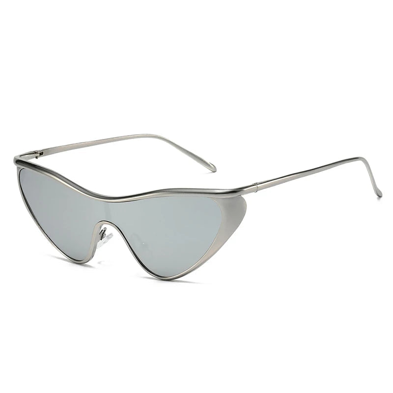 TEEK - Vintage DippedCat Eye Sunglasses EYEGLASSES theteekdotcom C5Silver