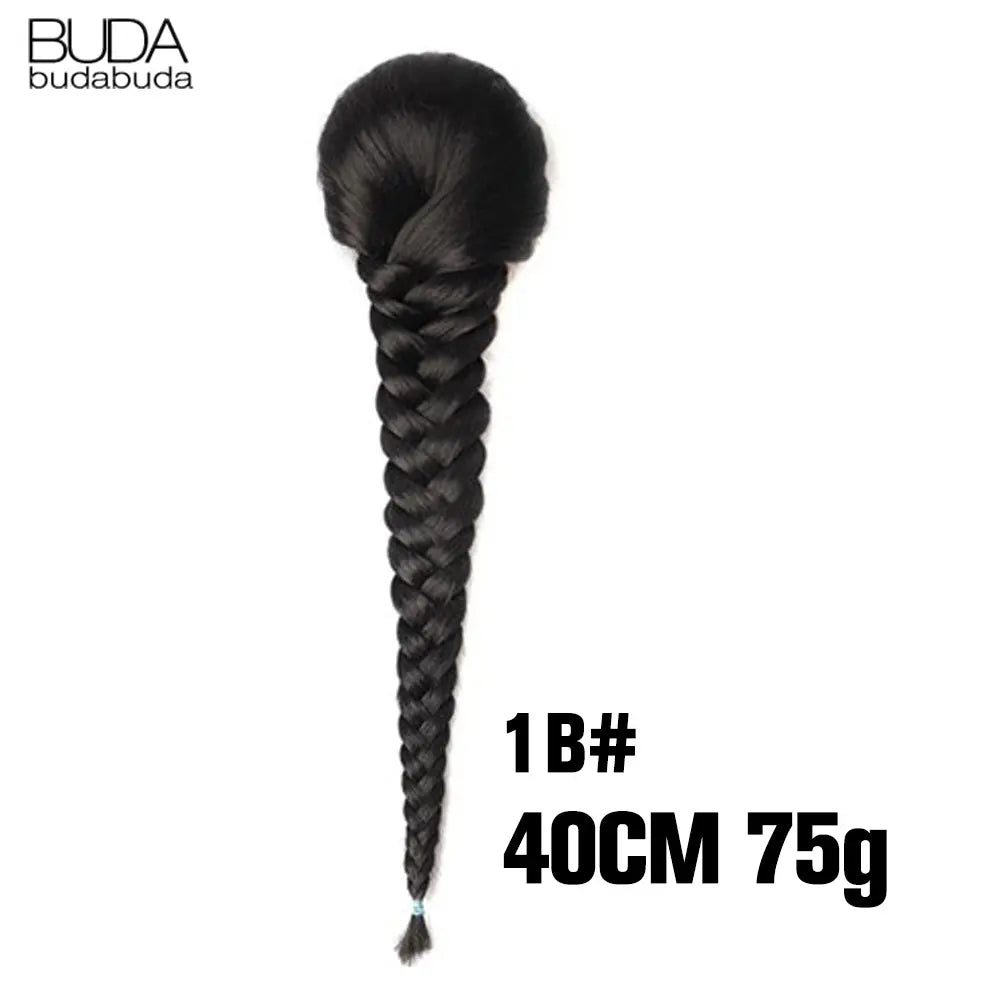 TEEK - 20 Inch Long Braided Synthetic PonytailHair Extension