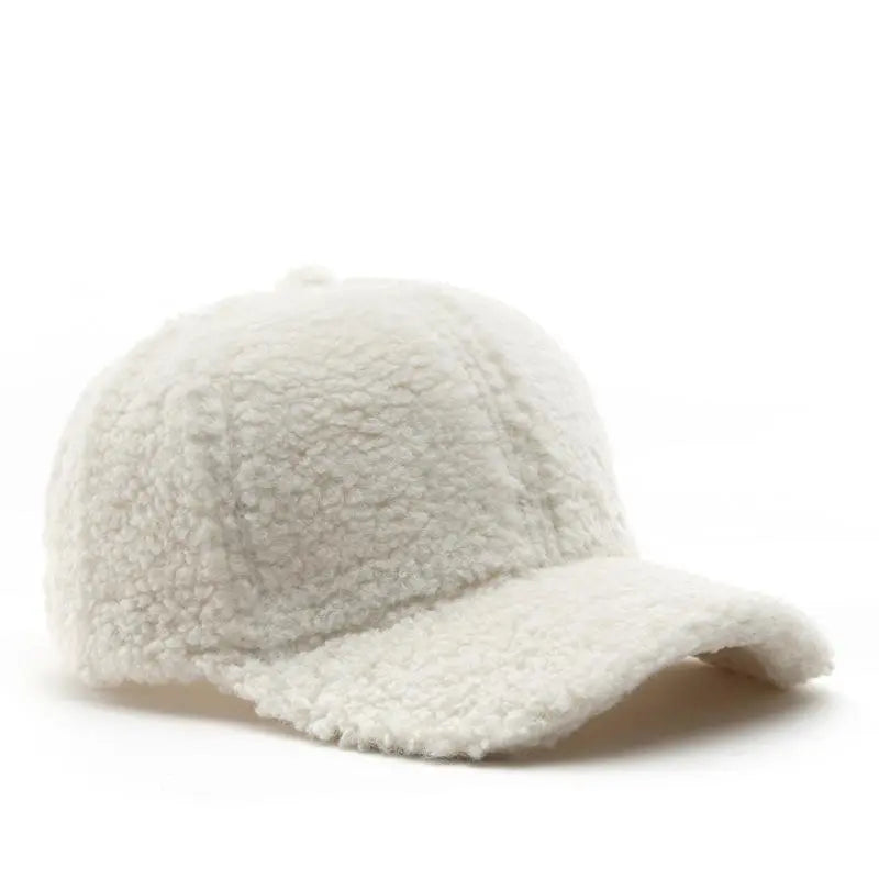 TEEK - Like Lamb Wool Caps HAT theteekdotcom white 56-59cm 