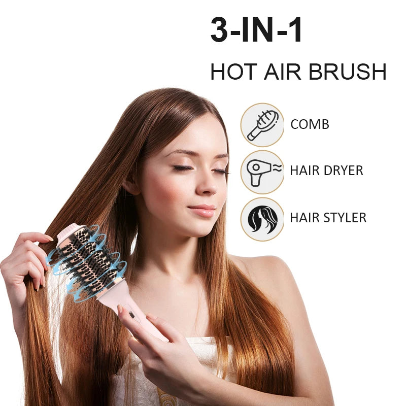 TEEK - Pink Blowout Hair Dryer Brush HAIR CARE theteekdotcom   