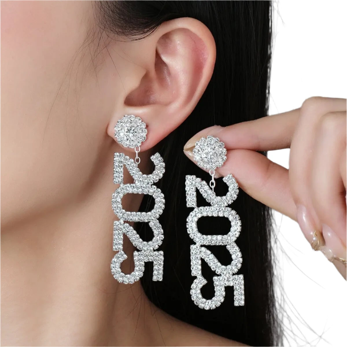 TEEK - Rhinestone 2025 Earrings JEWELRY theteekdotcom