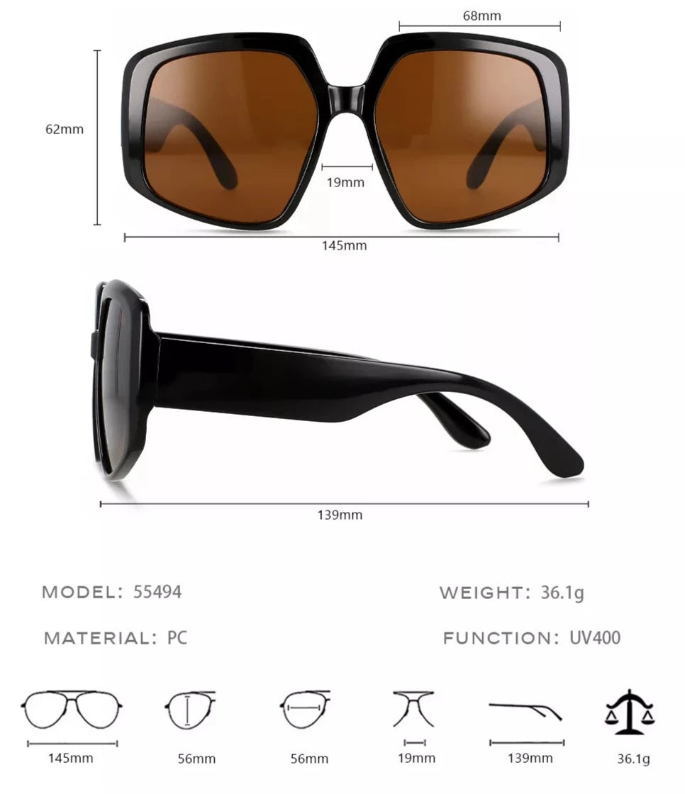 TEEK - Oversized Options Sunglasses EYEGLASSES theteekdotcom   