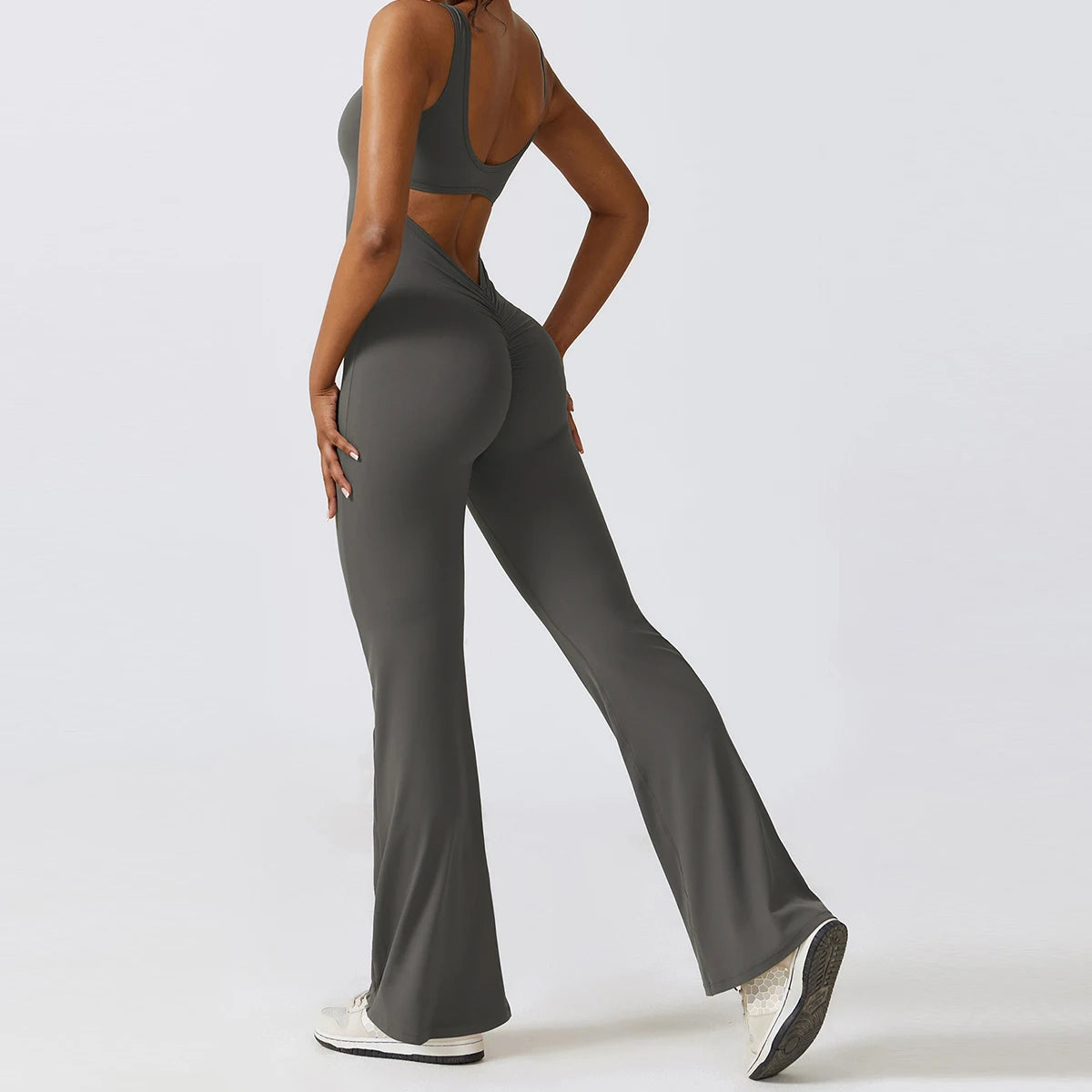 TEEK - Free Feeling Stretch Bodysuit JUMPSUIT theteekdotcom Gray S 