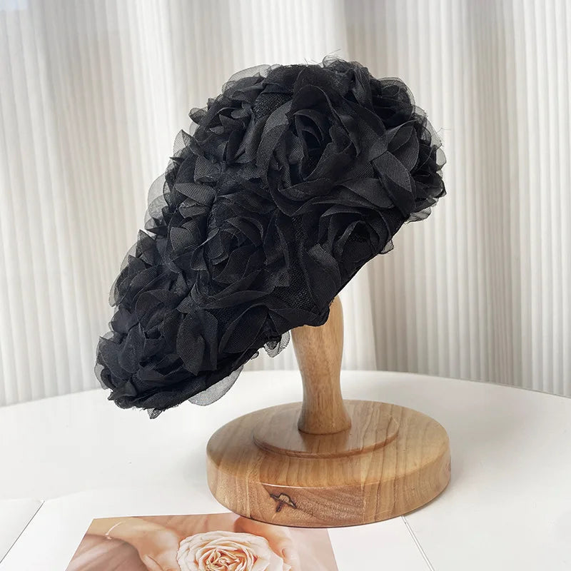 TEEK - Rose Forward Retro Concave Beret