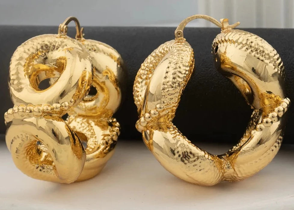 TEEK - 18K Gold Plated Hoop Earrings | Various JEWELRY theteekdotcom 6  