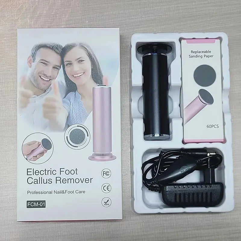 TEEK - Electronic Foot File Pedicure Sander SKINCARE theteekdotcom Black