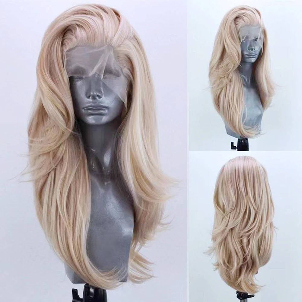 TEEK - Blonde Long Natural Wave Synthetic Wig HAIR theteekdotcom Long Natural Wave
