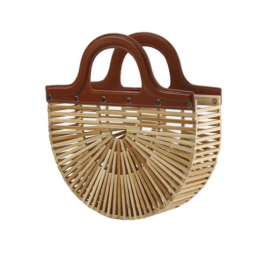 TEEK - Bamboo Bottom Round Handbag BAG theteekdotcom Default Title  