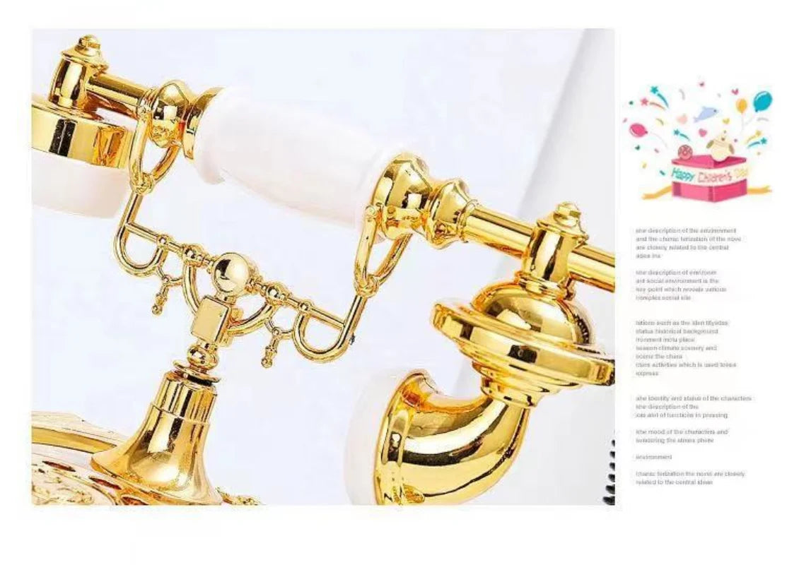 TEEK - Luxury Classic Old-Fashioned Telephone Music Box HOME DECOR theteekdotcom