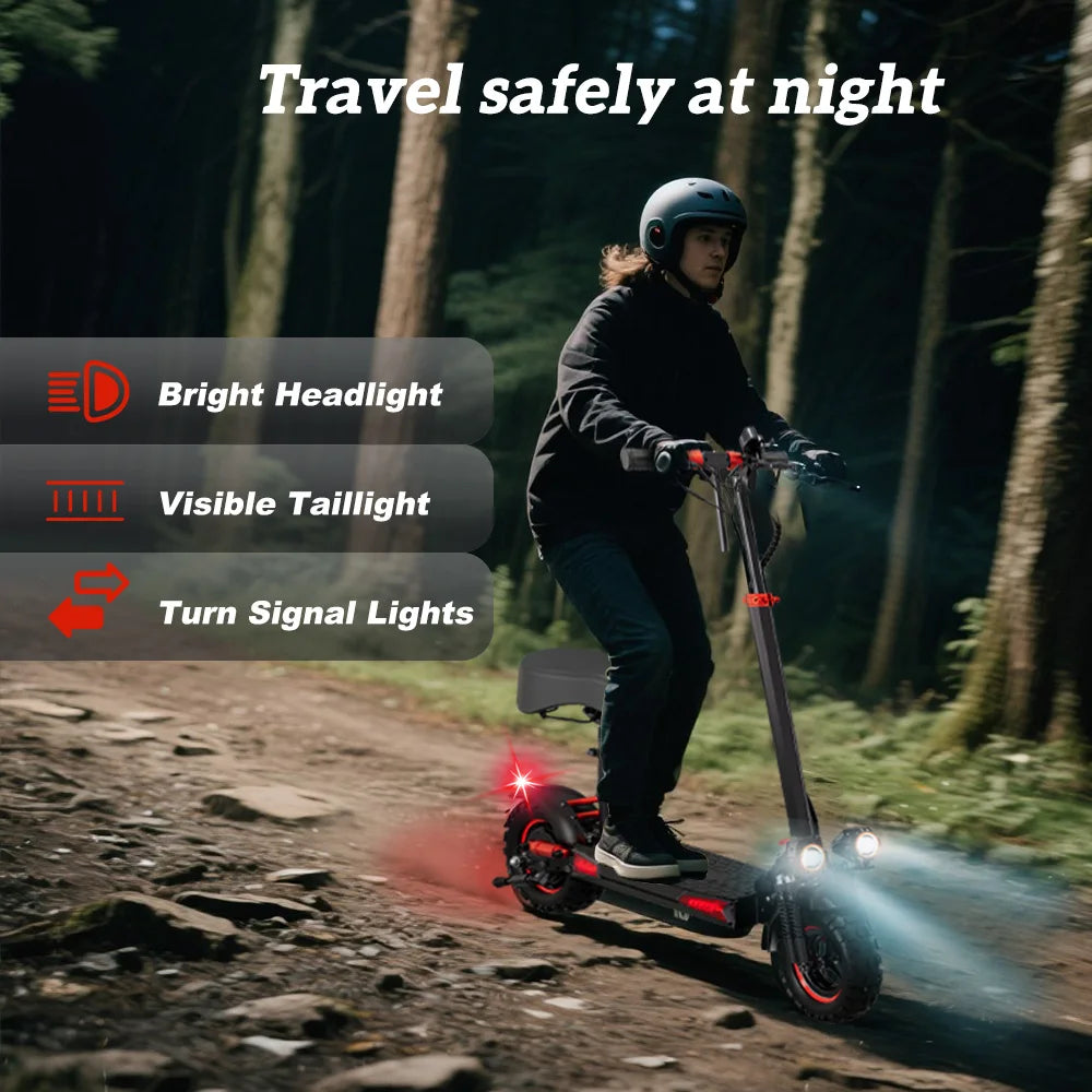 TEEK - 1200W Foldable Seated 11'' Off-Road Electric Scooter TRANSPORTATION theteekdotcom