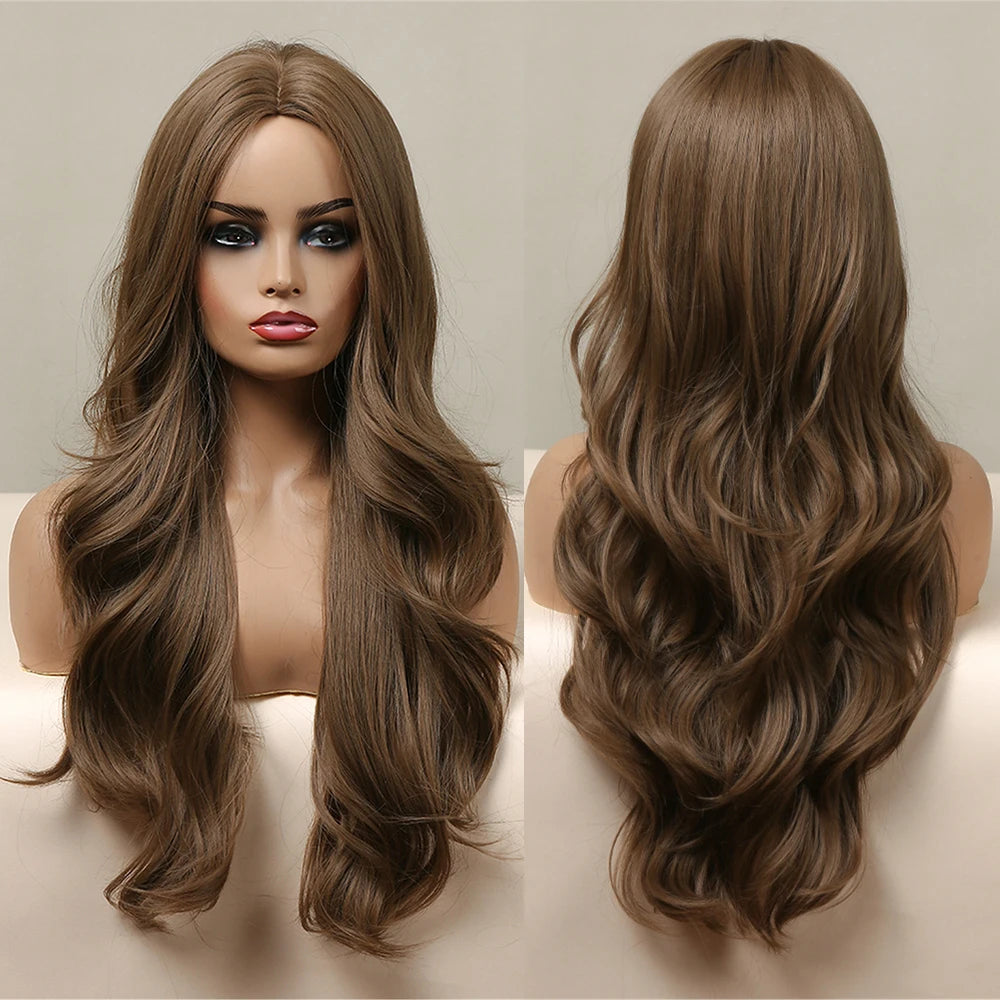 TEEK - Long Wavy Synthetic Hair Wigs HAIR theteekdotcom LC035-1  