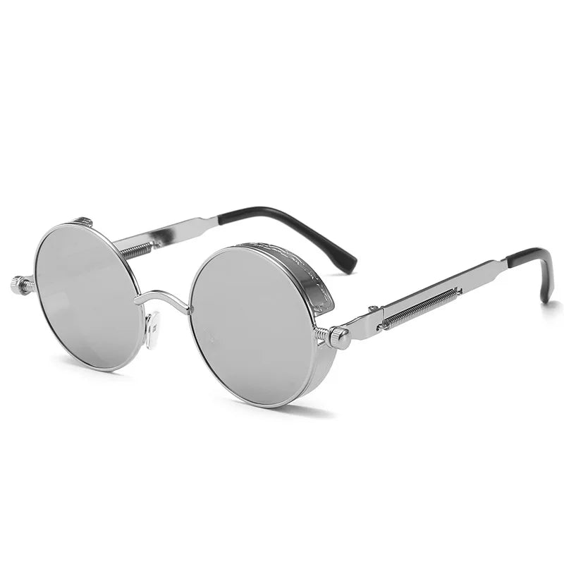 TEEK - Metal Round Mirror Glasses EYEGLASSES theteekdotcom Silver Silver mirror CHINA 1 pcs