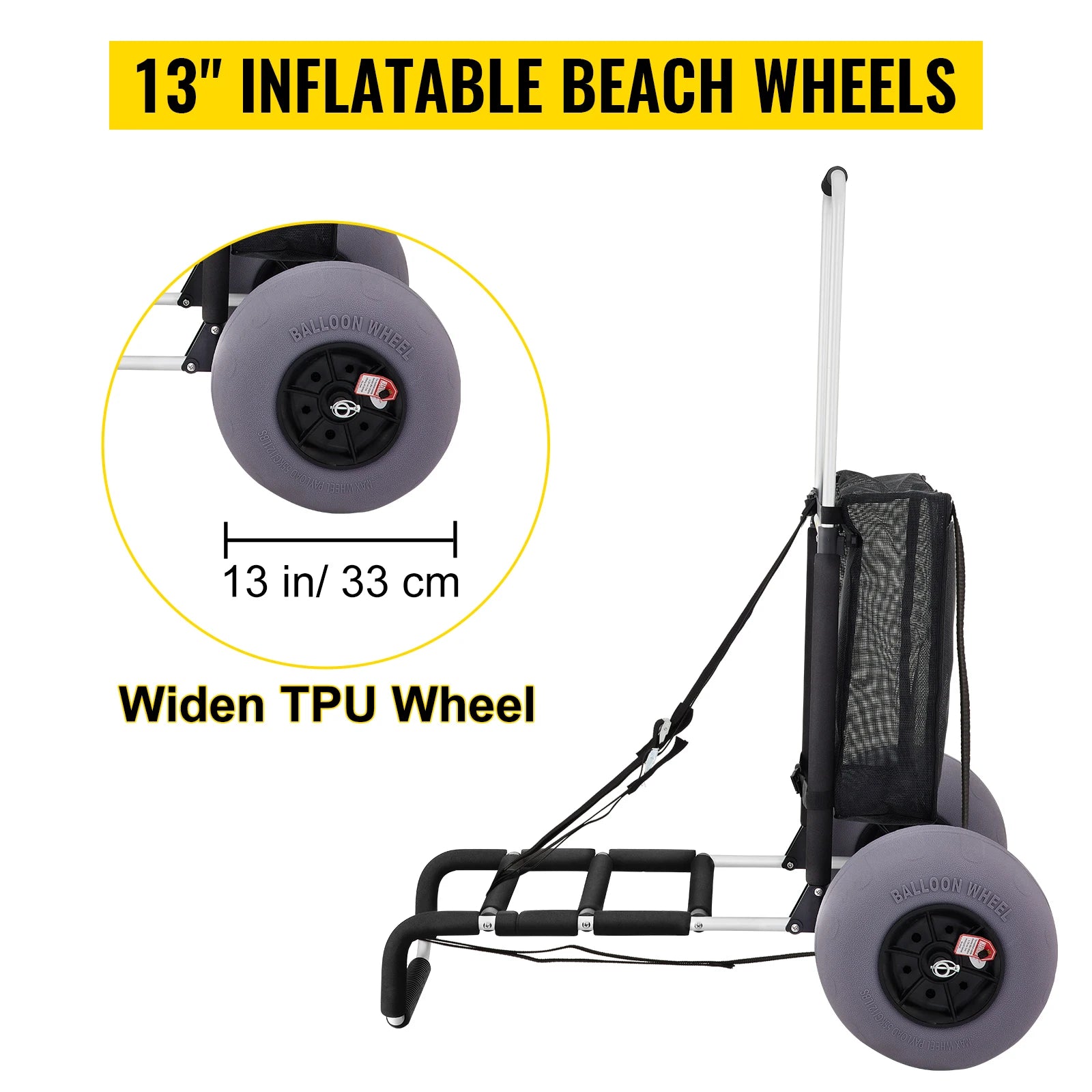 TEEK - Outdoor Folding Beach Sand Cart TRANSPORTATION theteekdotcom   