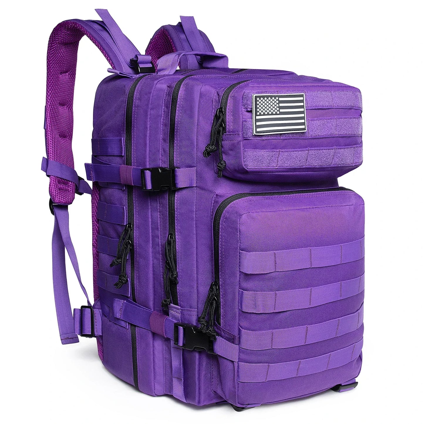 TEEK - 45L Barred Backpack BAG theteekdotcom Purple