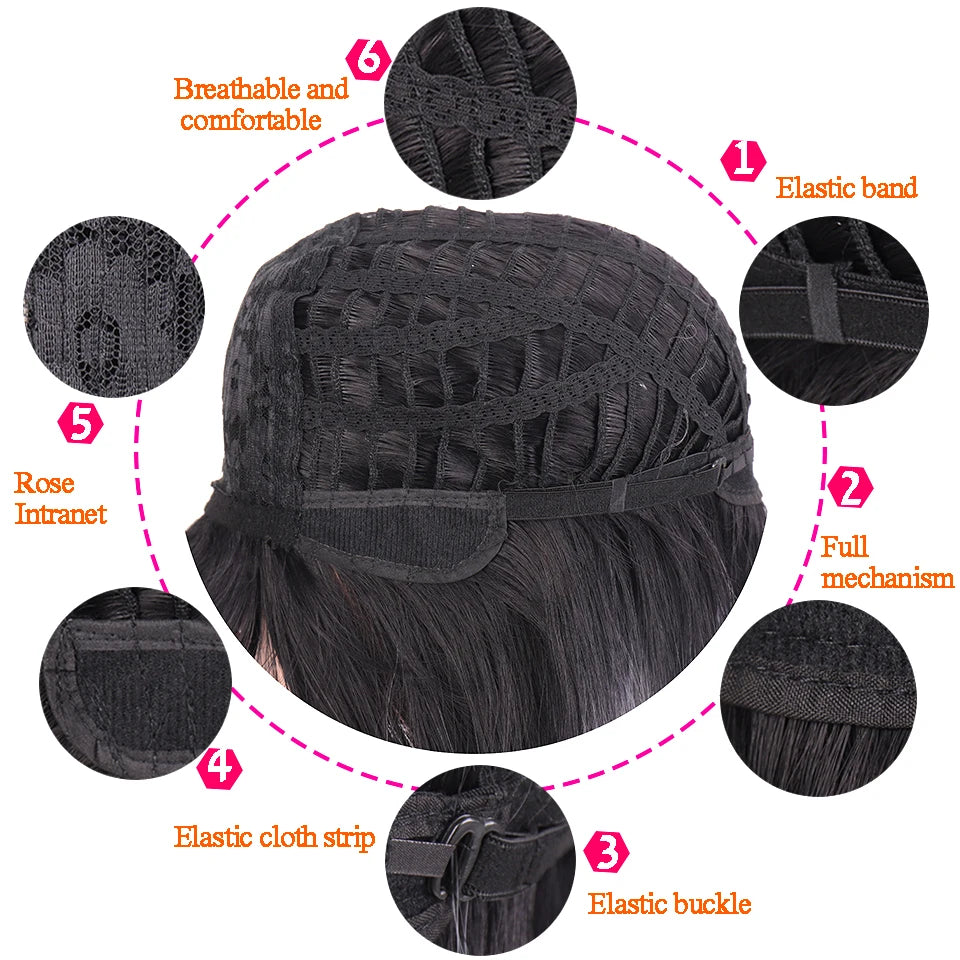 TEEK - Long Wavy Heat Resistant Synthetic Wig HAIR theteekdotcom   