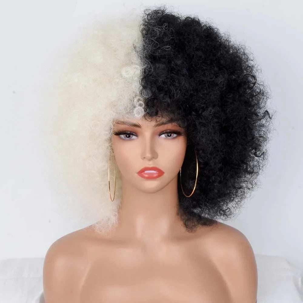 TEEK - Short Hair Afro Curly Wig HAIR theteekdotcom F1b-60 10inches 