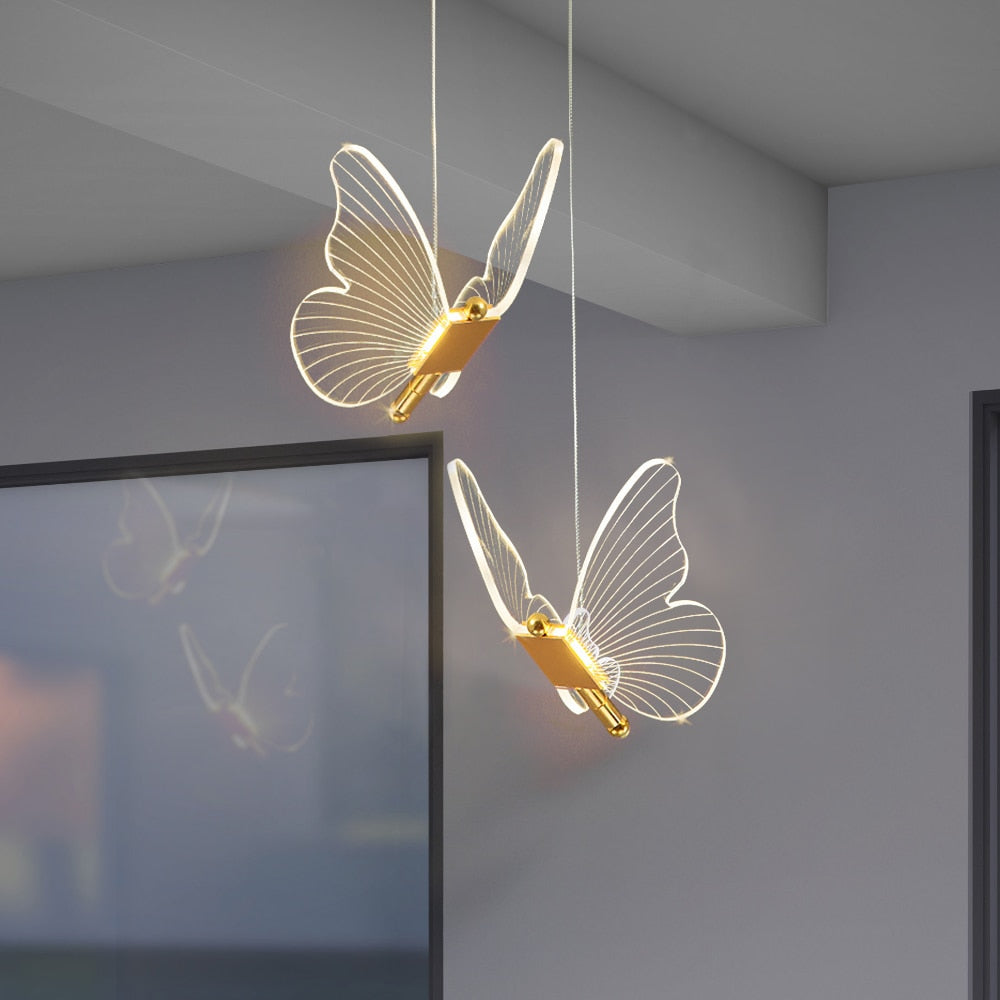 TEEK - Butterfly Led Pendant Lights  theteekdotcom   