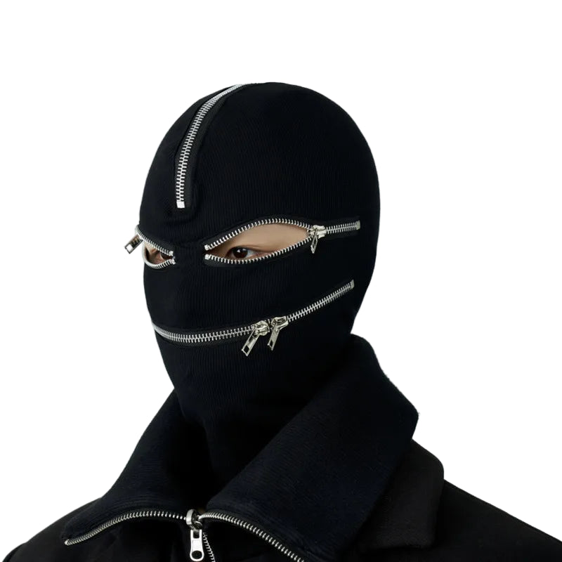 TEEK - Versatile Zip Mens Zippered Balaclava HAT theteekdotcom