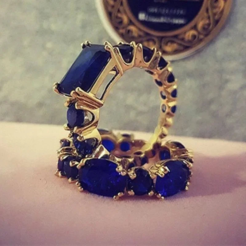 TEEK - 2pcs Set Noble Fashion Ring JEWELRY theteekdotcom style 7 5