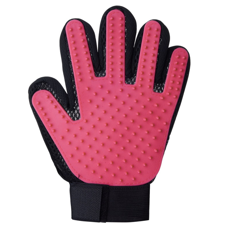 TEEK - Pet Grooming Glove  theteekdotcom Left Pink  