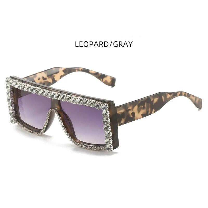 TEEK - Luxury Diamond Square Sunglasses EYEGLASSES theteekdotcom C5  
