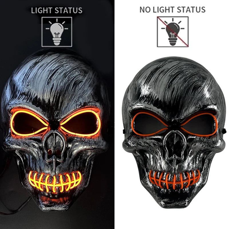 TEEK - Skull Head Luminous Mask COSTUME theteekdotcom 08