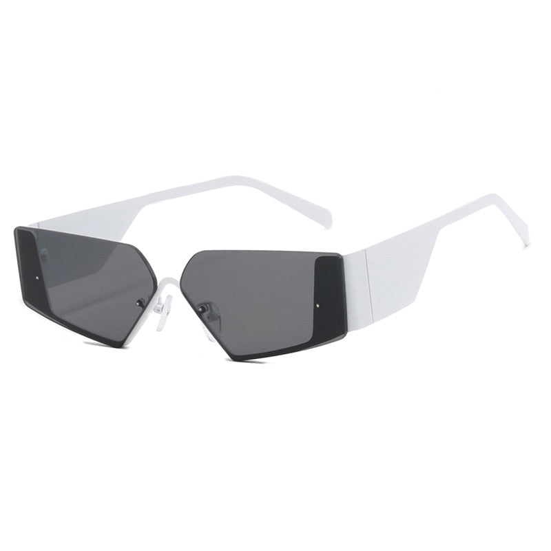 TEEK - Thin Bridge Blockers Sunglasses EYEGLASSES theteekdotcom White Gray 18-22 days 