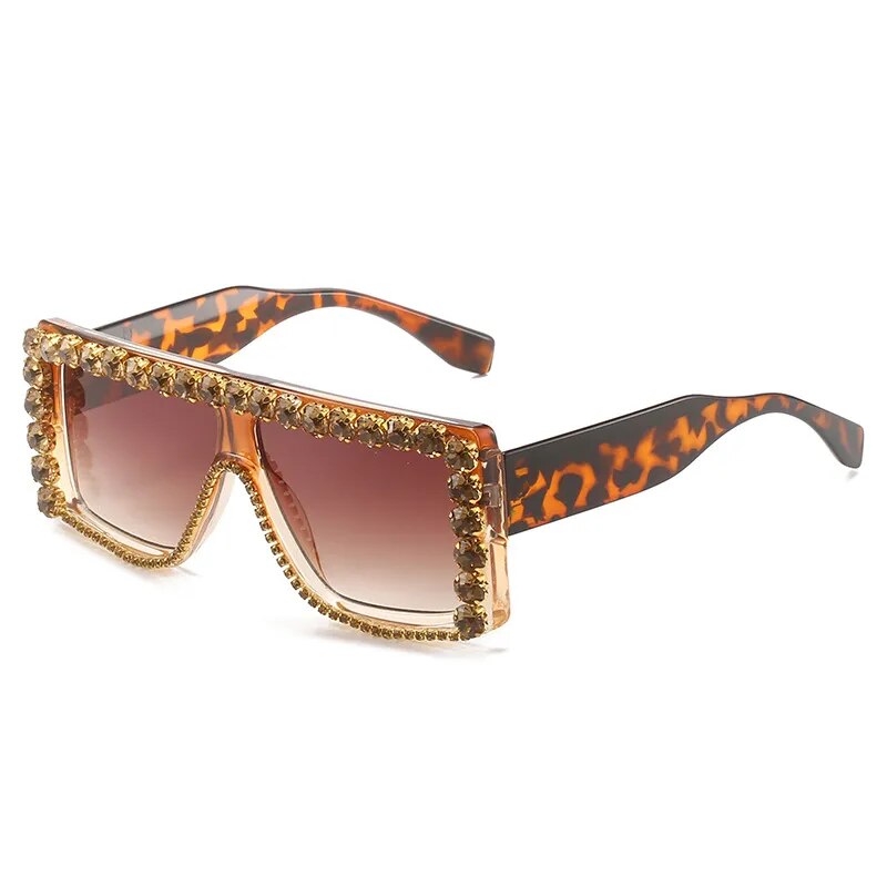 TEEK - Luxury Diamond Square Sunglasses EYEGLASSES theteekdotcom C2  