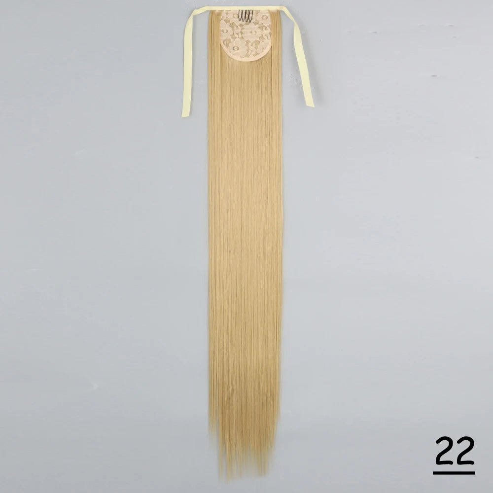 TEEK - Synthetic Long Tie Ponytail Extension