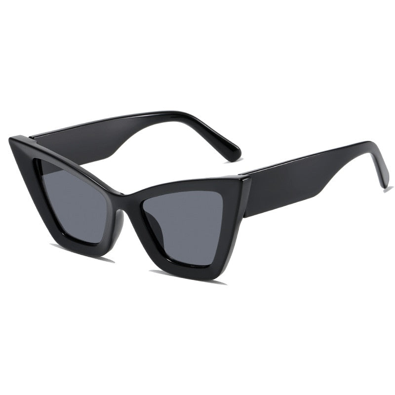TEEK - Custody Cat Eye Sunglasses EYEGLASSES theteekdotcom Black Grey  