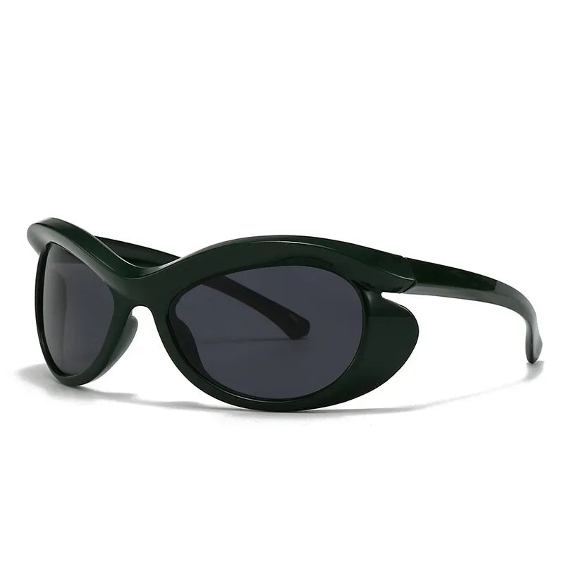 TEEK - Vintage Owl Heterotypic Sunglasses EYEGLASSES theteekdotcom Green Black