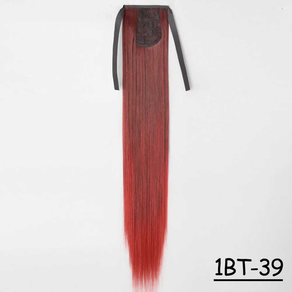 TEEK - Synthetic Long Tie Ponytail Extension