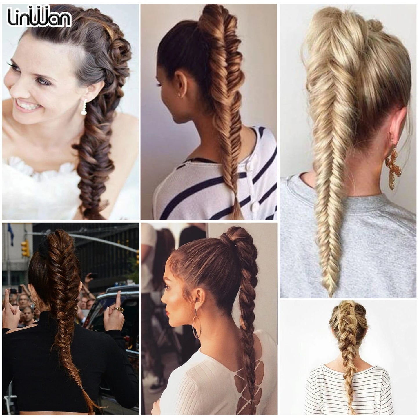 TEEK - 20 Inch Long Braided Synthetic PonytailHair Extension HAIR theteekdotcom