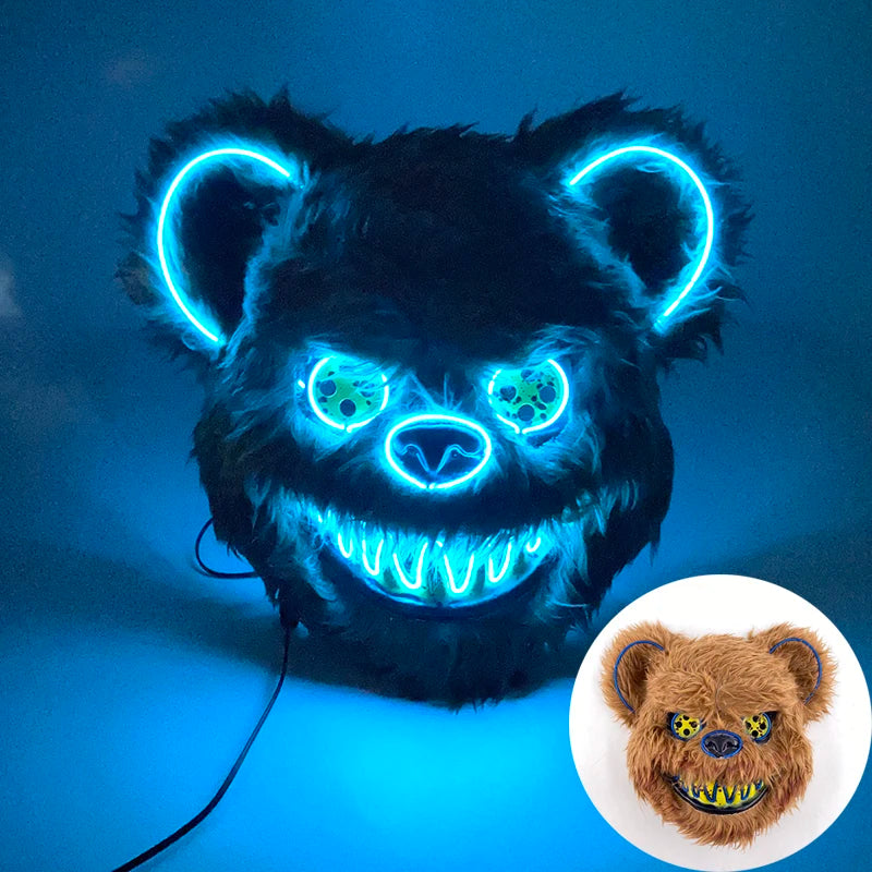 TEEK - Light Up Killer Bear | Bunny Mask COSTUME theteekdotcom 16