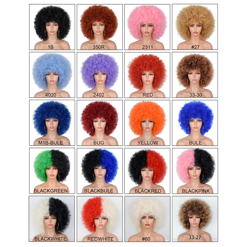 TEEK - Short Hair Afro Curly Wig HAIR theteekdotcom   