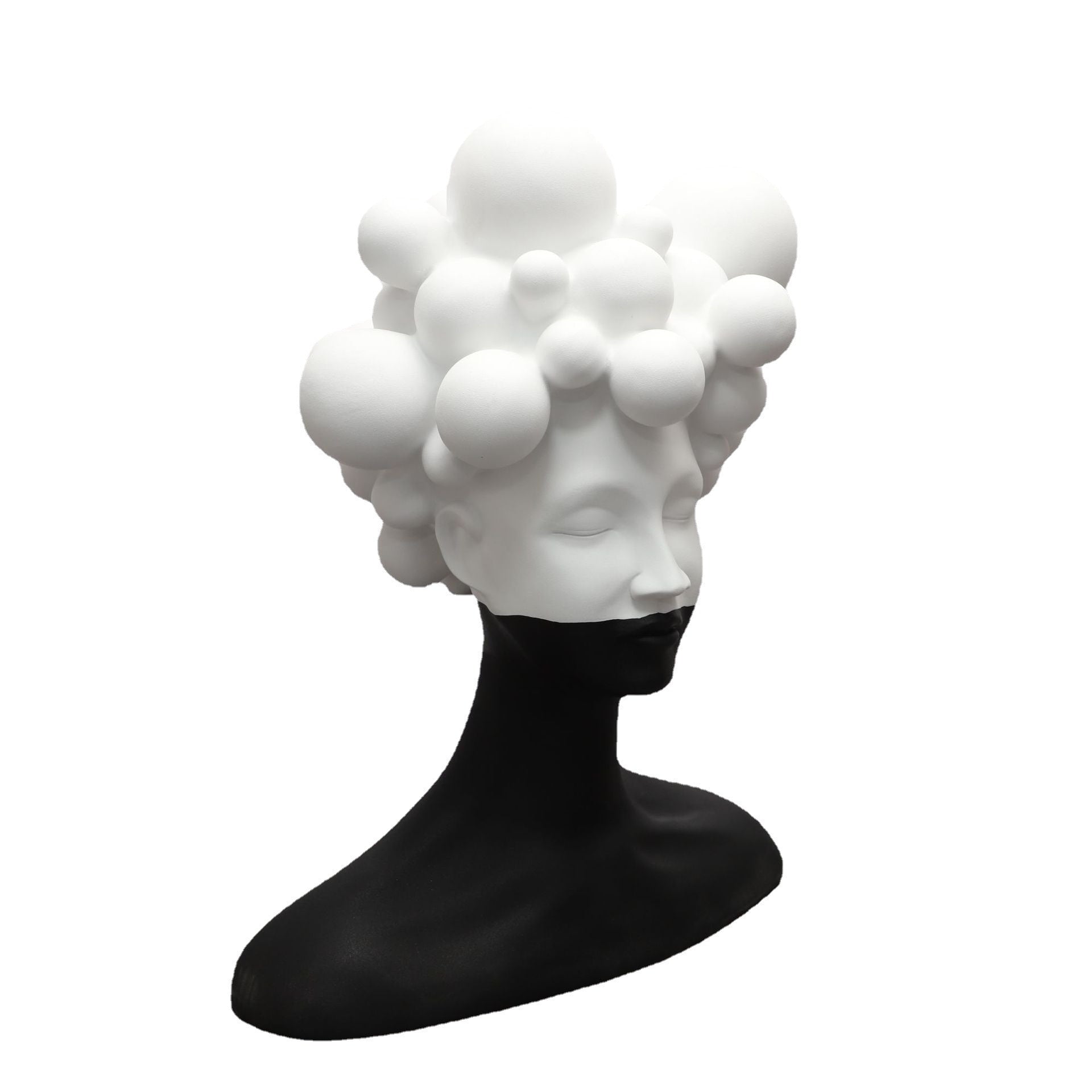 TEEK - Abstract Sphere Head Woman Decor HOME DECOR theteekdotcom   