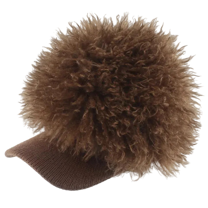 TEEK - Furry Velvet Knitted Baseball Cap HAT theteekdotcom coffee