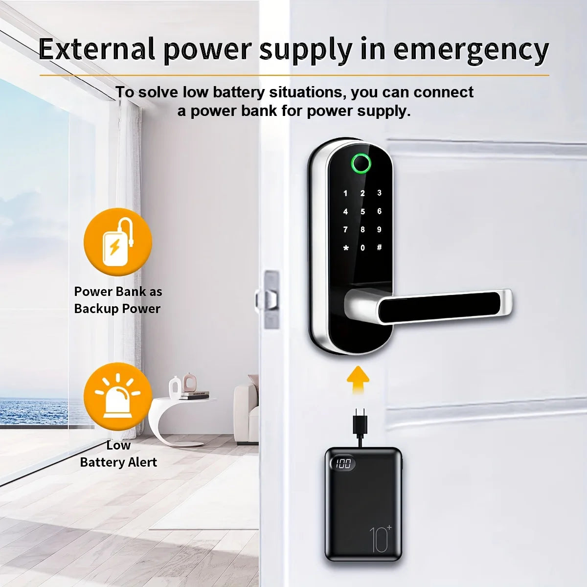 TEEK - Smart Fingerprint Door Lock HOME DECOR theteekdotcom   