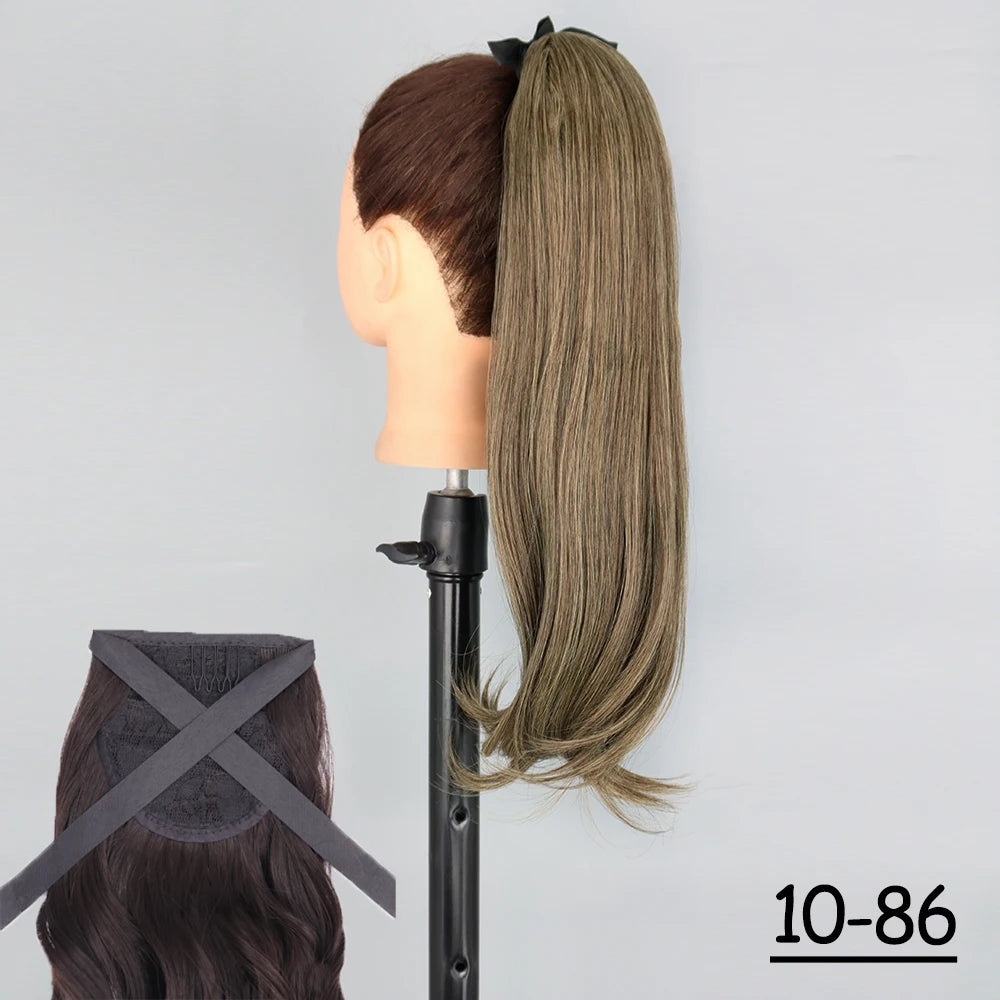 TEEK - Synthetic Long Tie Ponytail Extension