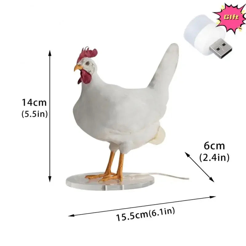 TEEK - USB Chicken Desk Lamp HOME DECOR theteekdotcom   