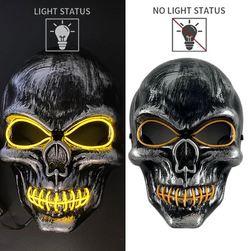 TEEK - Skull Head Luminous Mask COSTUME theteekdotcom 06