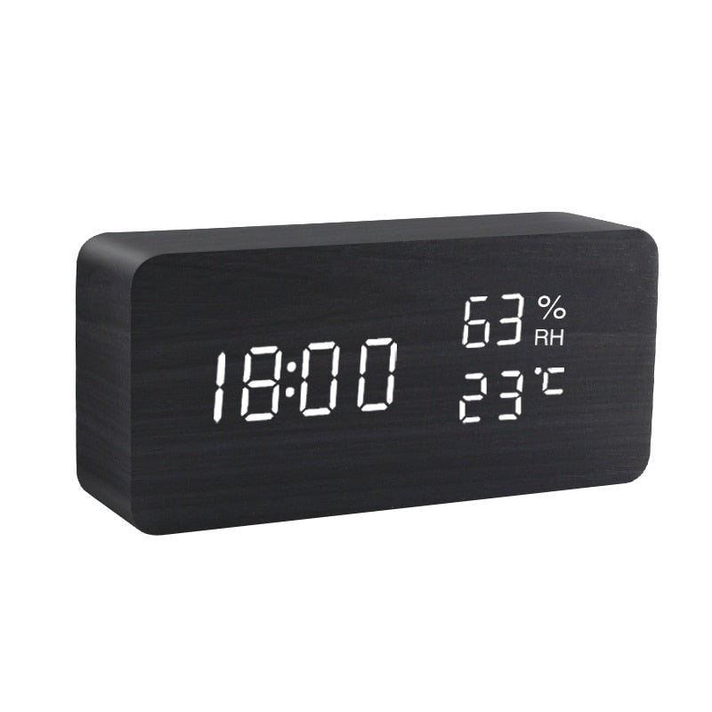 TEEK - Alarm Clock LED Wooden Table Clocks HOME DECOR theteekdotcom 11  