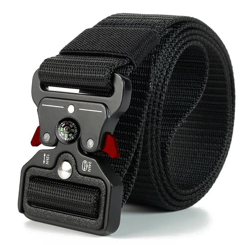 TEEK - Tactical Quick Release Belt BELT theteekdotcom Compass red black 125cm 