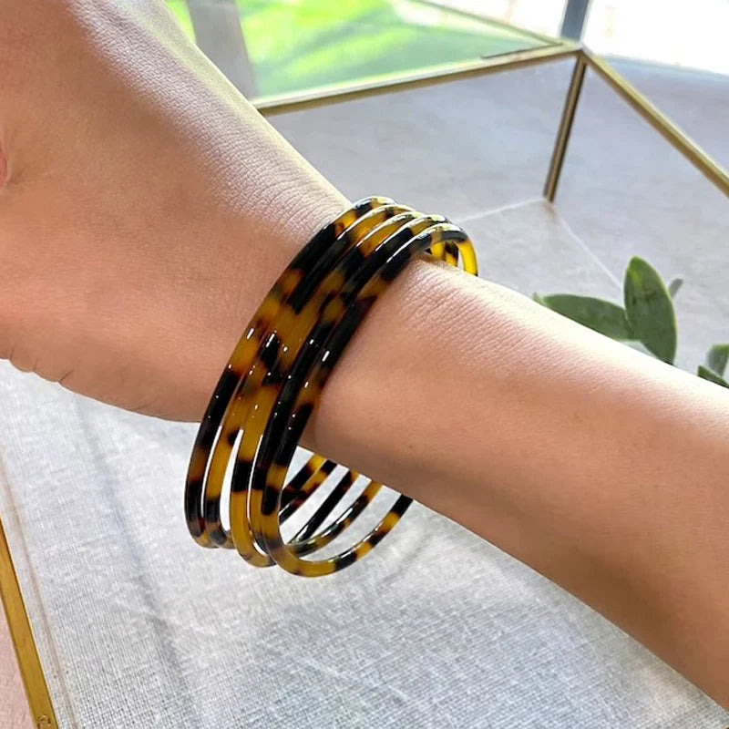 TEEK - 3PCS Tortoise Shell Bracelets JEWELRY theteekdotcom   