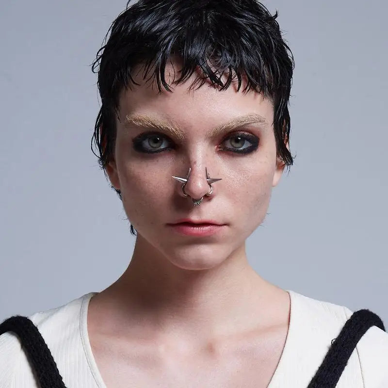 TEEK - Fake Pierced Nose Hoop JEWELRY theteekdotcom